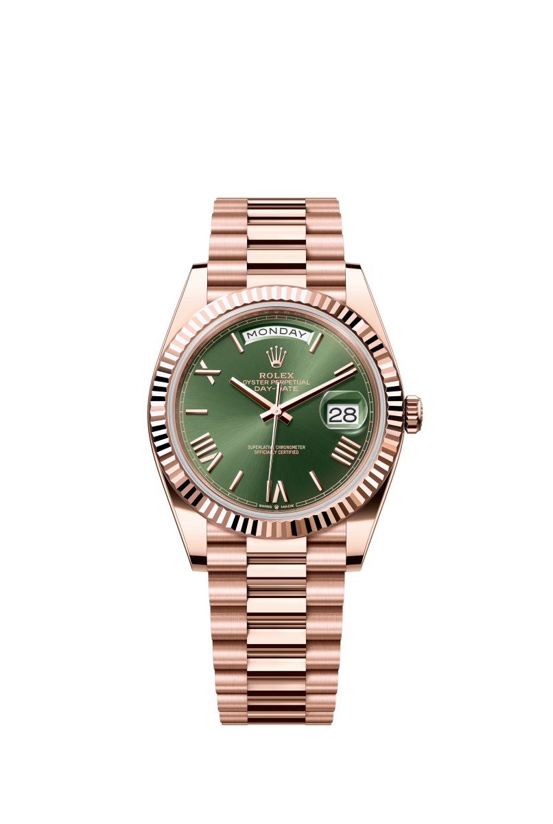 Day-Date 40 Olive Green — 228235